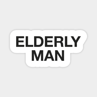 Elderly Man Magnet