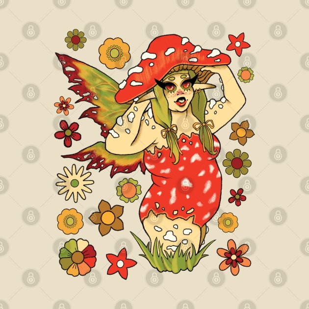 Cottagecore Plus Size Mushroom Fairy - Softcore by ShopSoftcore