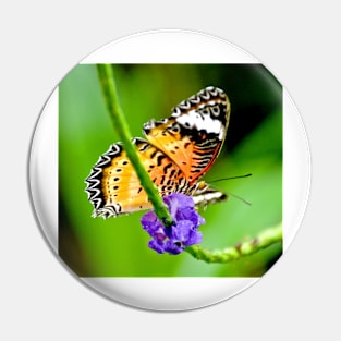 Common Lacewing Butterfly Pin