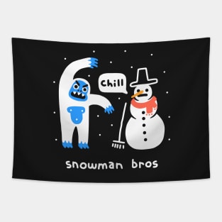 Snowman Bros Tapestry