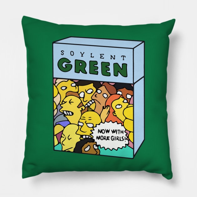 Soylent Green! Pillow by HellraiserDesigns