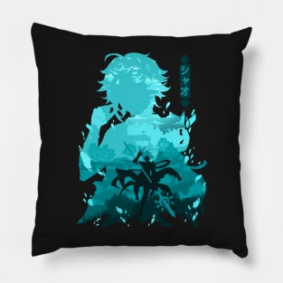 GENSHIN IMPACT XIAO NEGATIVE SPACE Pillow