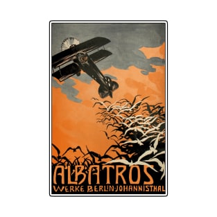 Albatros WWI German Aircraft Maker Advertising Poster T-Shirt