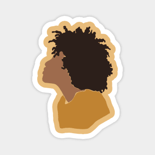 Black African Woman T-Shirt Magnet