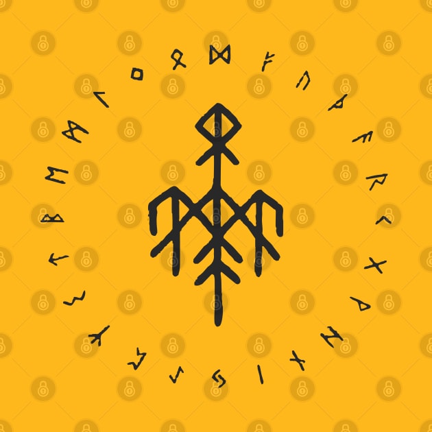 wardruna vikings norse-mythology-symbols by Lamink