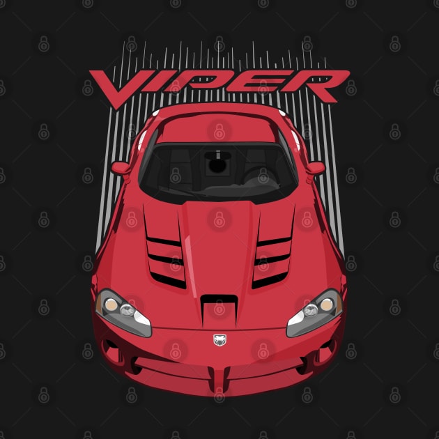 Viper SRT10-metallic red by V8social