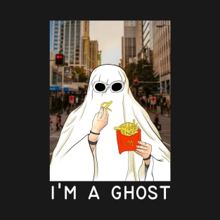 ghost halloween tiktok trend T-Shirt