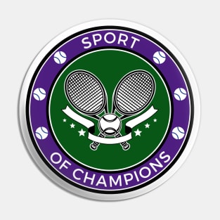 US Open Sport Of Champions Tennis Pin