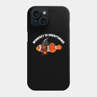 Mindset Motivational quote Cute Goldfish Shar Phone Case