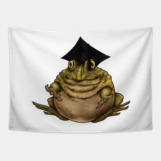 Educated Frog Tapestry by Sosnitsky