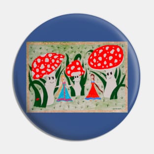 Dance of the Mushroom Fairies Pin