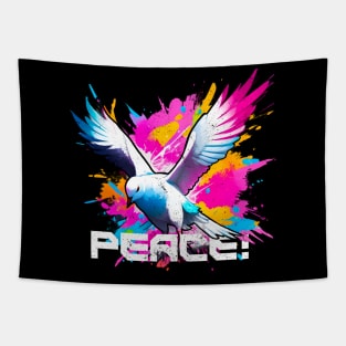 Dove of Peace - no war Tapestry