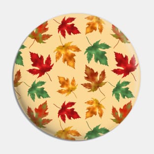 Autumn maple leaves Pin