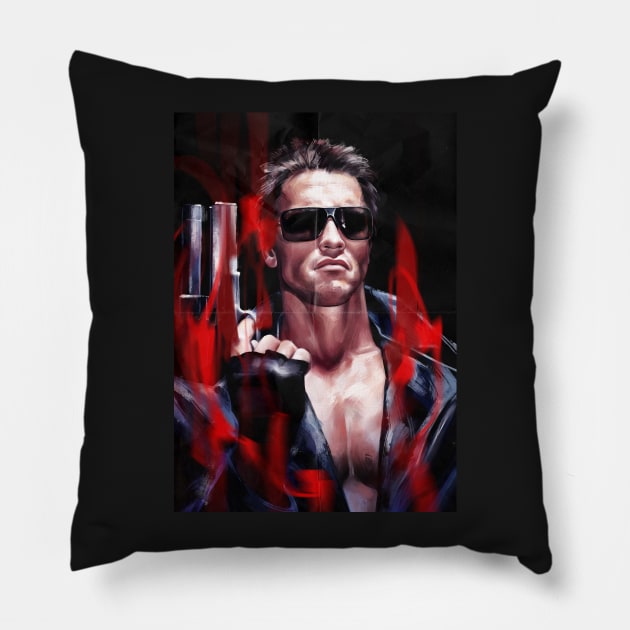 The Terminator Pillow by dmitryb1