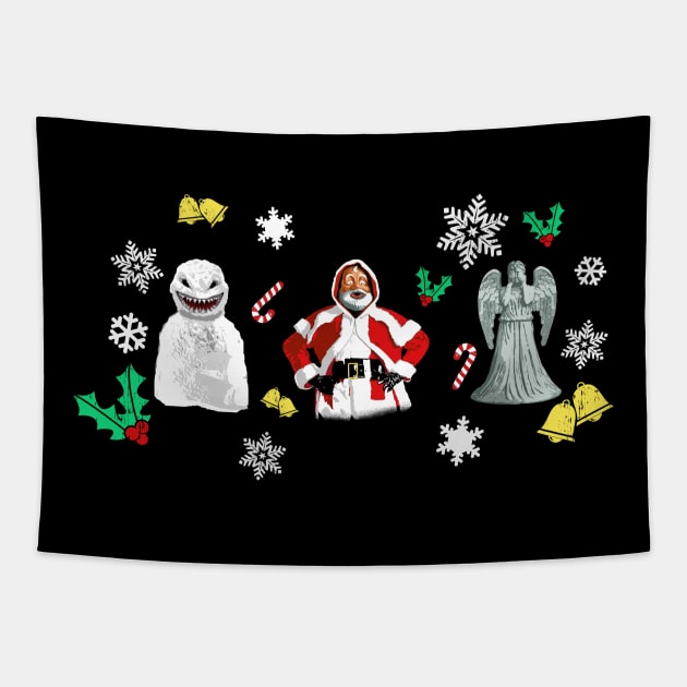 Doctor who christmas sweater v2 Tapestry by Afire