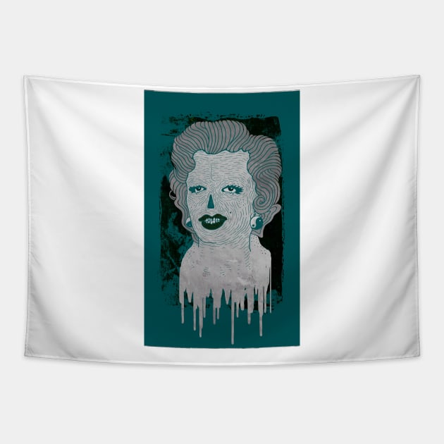 Zombie Celebrity Tapestry by miskel