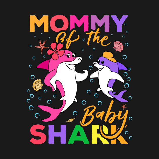 Mommy Of The Baby Shark Birthday Uncle Shark by Albatross