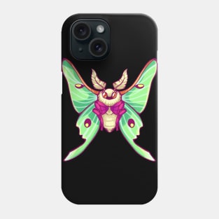 Luna the lunar moth Phone Case