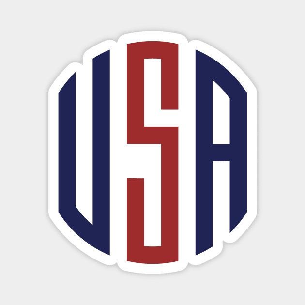 USA Logo Magnet by OutlawMerch