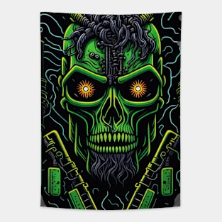 Cyborg Heads S02 D21 Tapestry