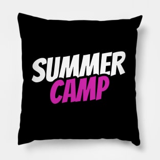 Summer Camp Adventure Pillow