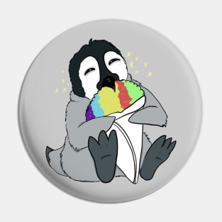 Snow Cone Penguin Pin