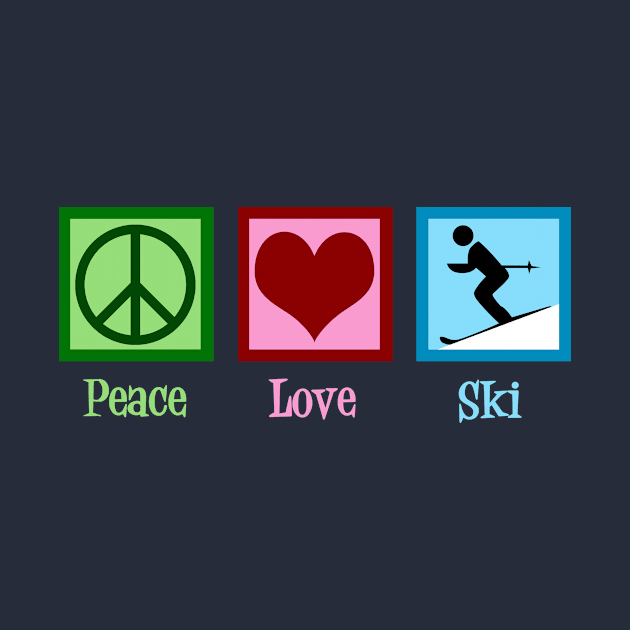 Peace Love Ski by epiclovedesigns