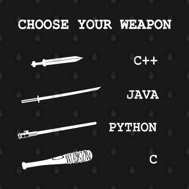 Java vs C++ vs Python vs C Programming Language Comparison Joke ...