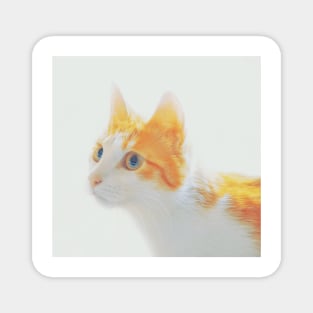 Red cat portrait Magnet