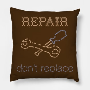 Repair Not Replace Stitchwork Pillow