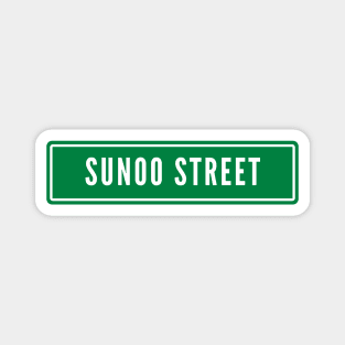 Sunoo Street Sign ENHYPEN Magnet