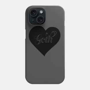 Goth at Heart Phone Case