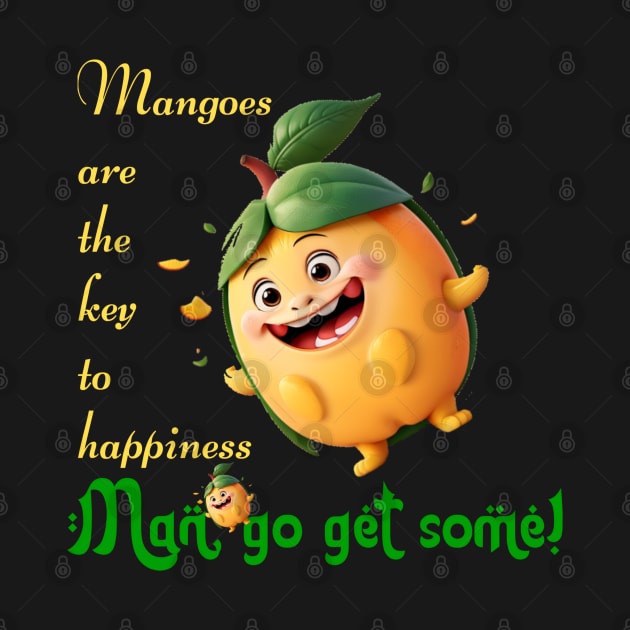 Mangoes are the key to happiness. Man, go get some! by Inspire Me 