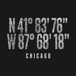 Chicago US City Distressed Coordinate T-Shirt