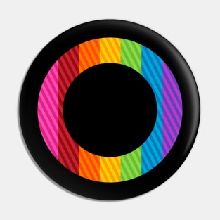 Round Rainbow II Pin