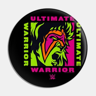 Ultimate Warrior Big Face Box Up Pin