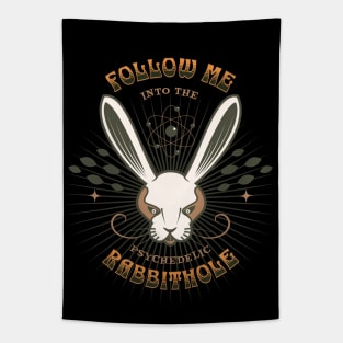 Psychedelic Rabbithole Tapestry