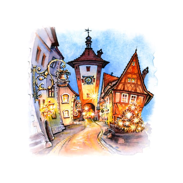 Rothenburg ob der Tauber, Bavaria by kavalenkava