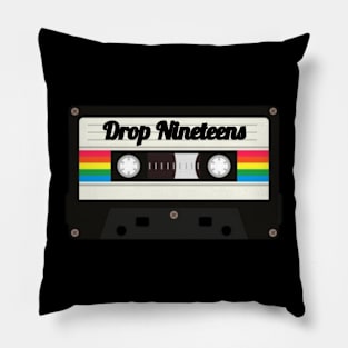 Drop Nineteens / Cassette Tape Style Pillow