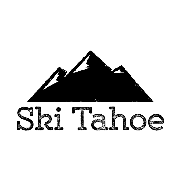 Ski Tahoe Vintage T-Shirt by HolidayShirts