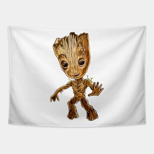 Baby Groot Tapestry