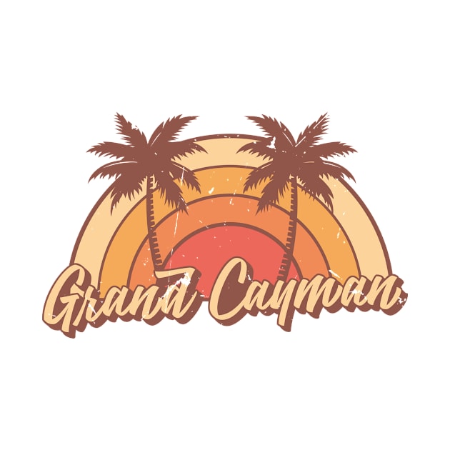 Grand Cayman Vintage Summer Vacation Design by dk08