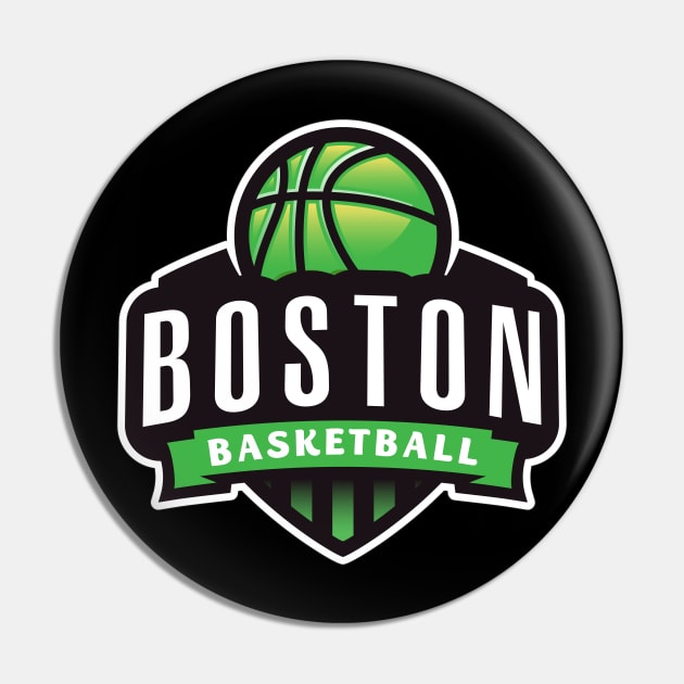 Boston Celtics Modern Logo Pin by Legendary