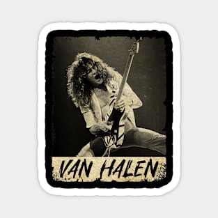 Retro Style Van Halen Magnet
