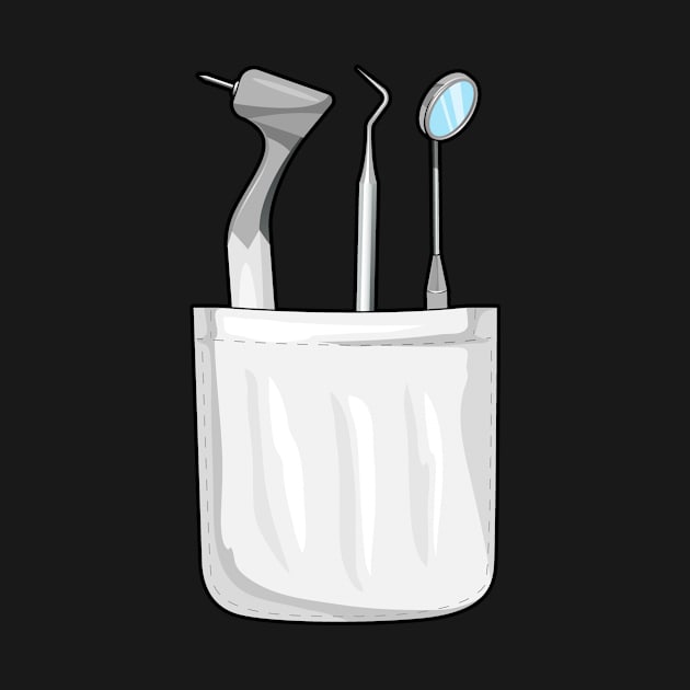 Eat Sleep Repair Teeth Repeat Dentist Gift by bigD