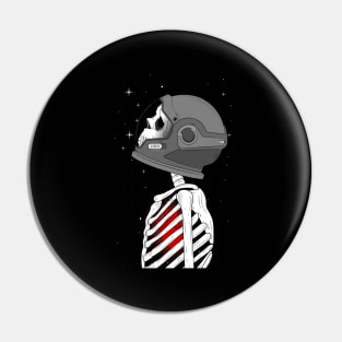 Skeleton astronaut Pin