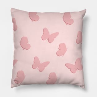 Pink Butterflies Pillow