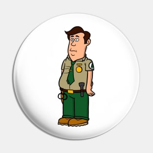 Brickleberry - Steve Williams - Ranger of the month! Pin