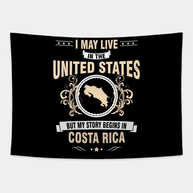 My story begins in Costa Rica. Tapestry by Litho