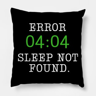 Error 404 Funny Programmer Pun Pillow